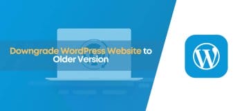 how to downgrade wordpress website