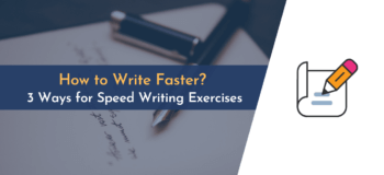 how to write fast