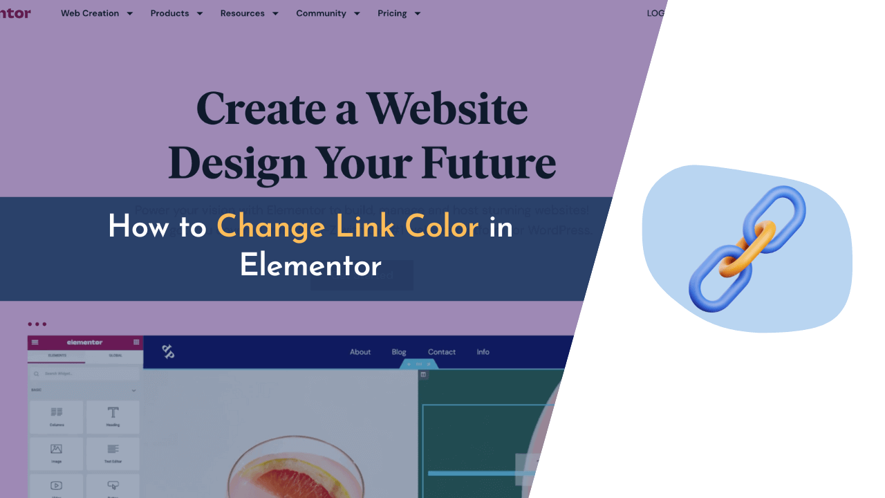 a href color, change color of hyperlink html, change links color, elementor link color, html change link color inline, wordpress change link color